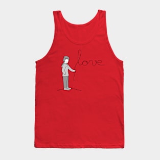 LOVE YOU - His & Hers Matching Couples T-Shirts (MEN'S) Tank Top